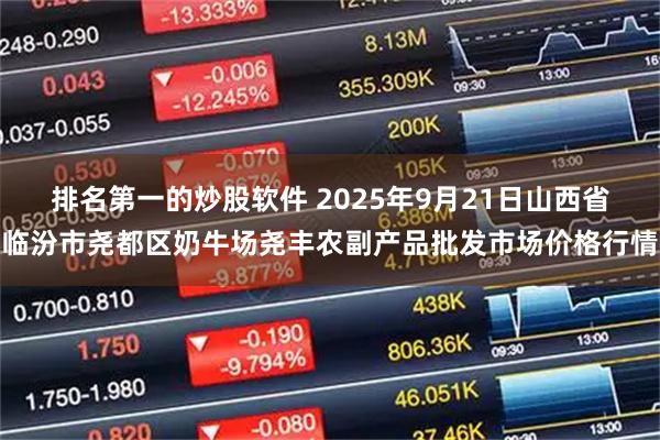 排名第一的炒股软件 2025年9月21日山西省临汾市尧都区奶牛场尧丰农副产品批发市场价格行情
